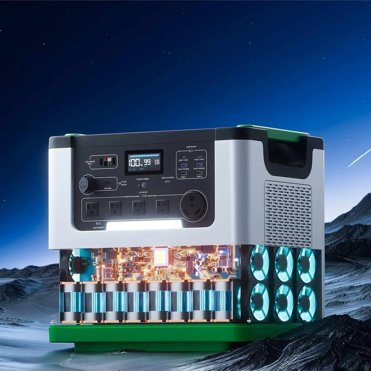 Nature's Generator Lithium 3600 Solar Generator