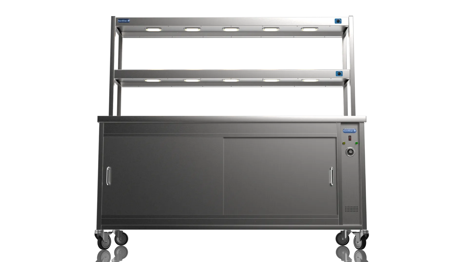 Nordstar DTC1800 Double Tier Gantry Hot Cupboard Combo – 1800