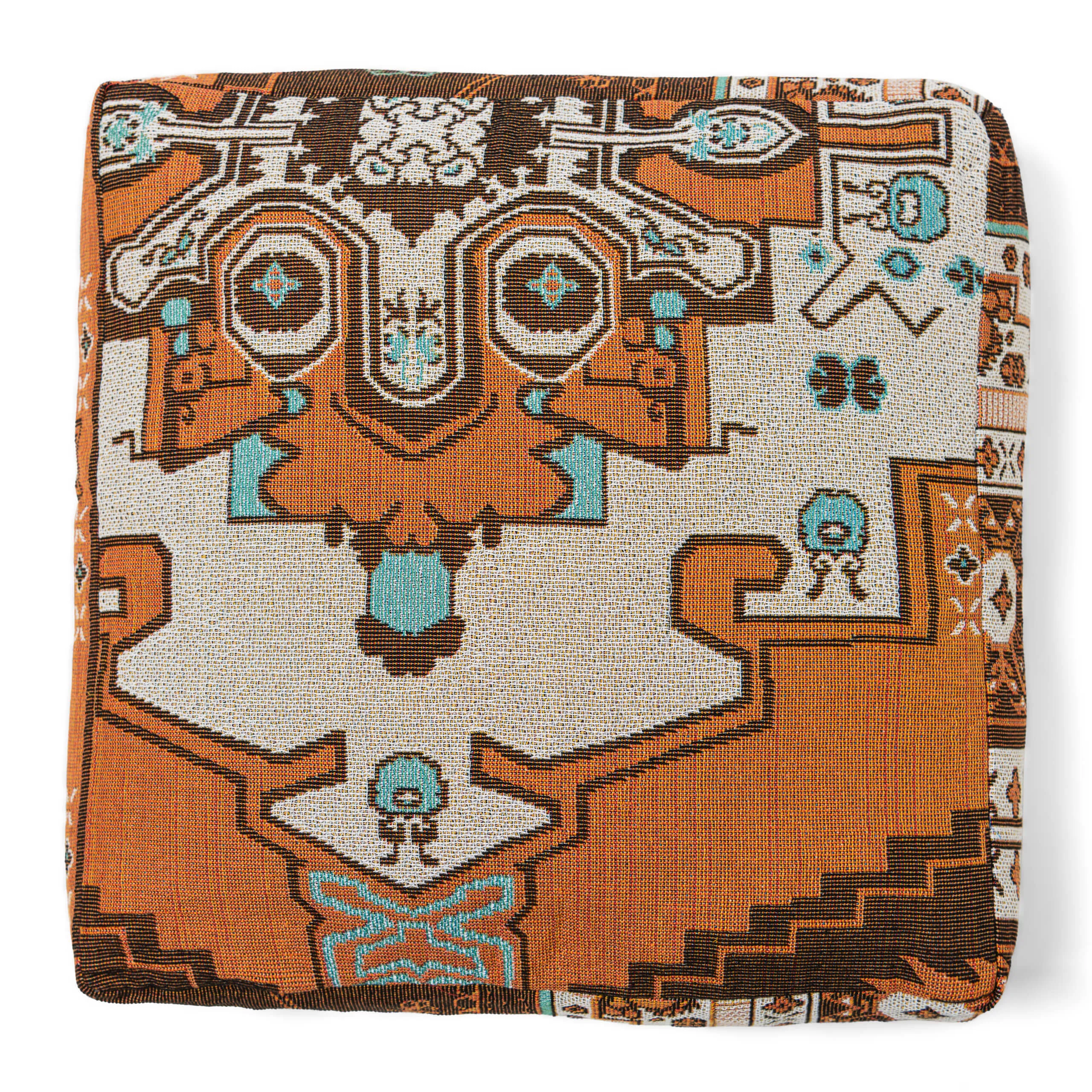 'Norwegian Wood' Woven Floor Cushion Cover