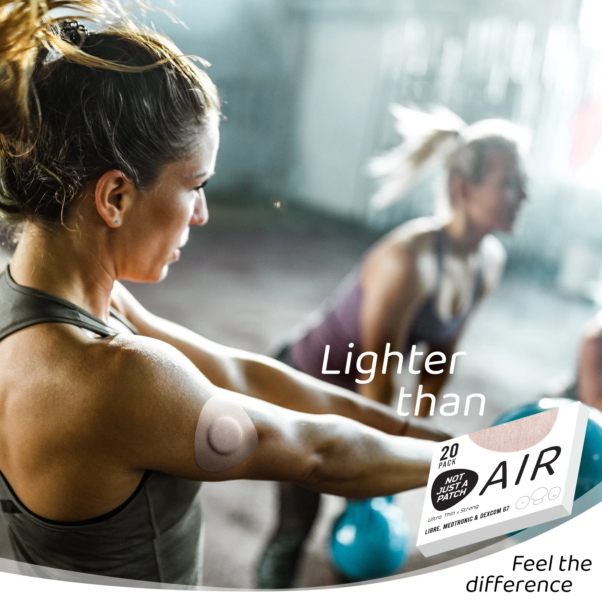 Not Just a Patch Air - Freestyle Libre/Dexcom G7/ Medtronic CGM - 20 Pack - Many Colours Available