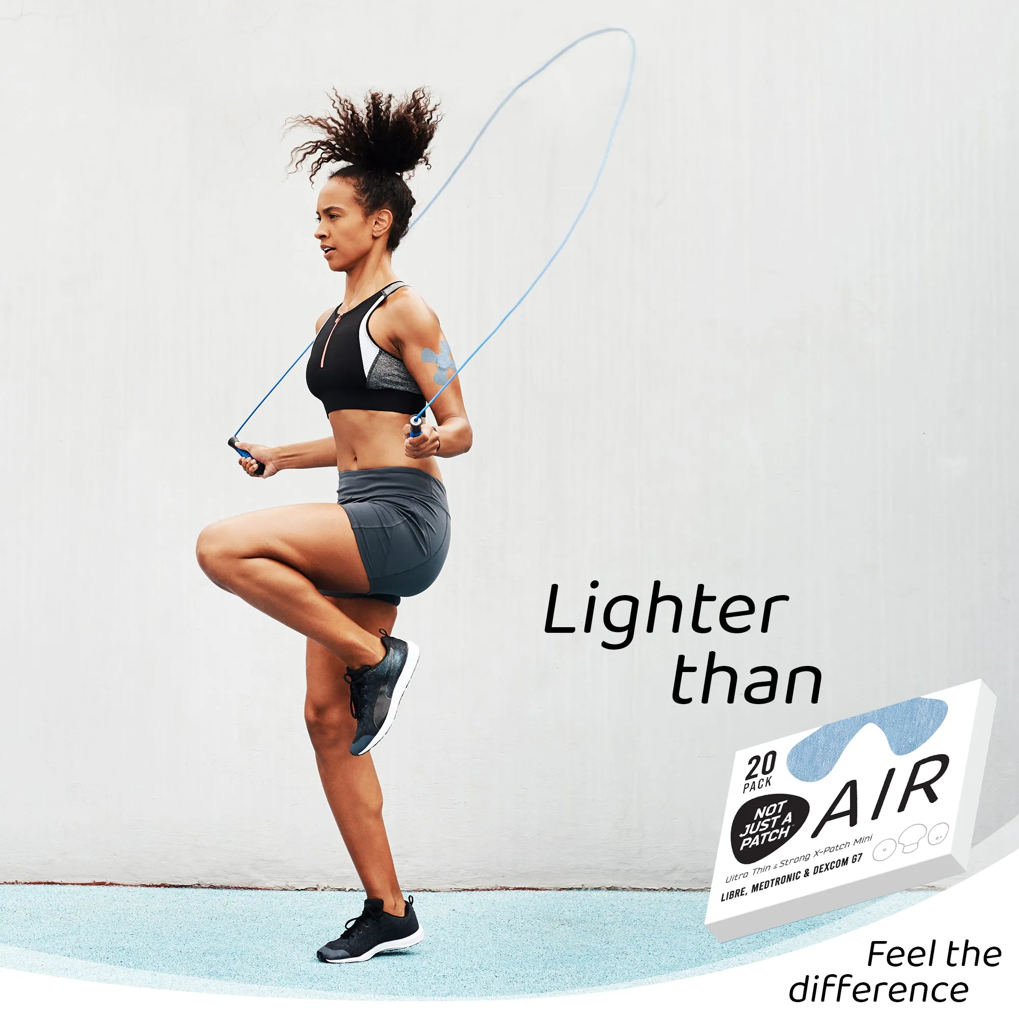 Not Just a Patch X Mini Air for Libre/Dexcom G7/ Medtronic CGM - 20 Pack - Choose Colour