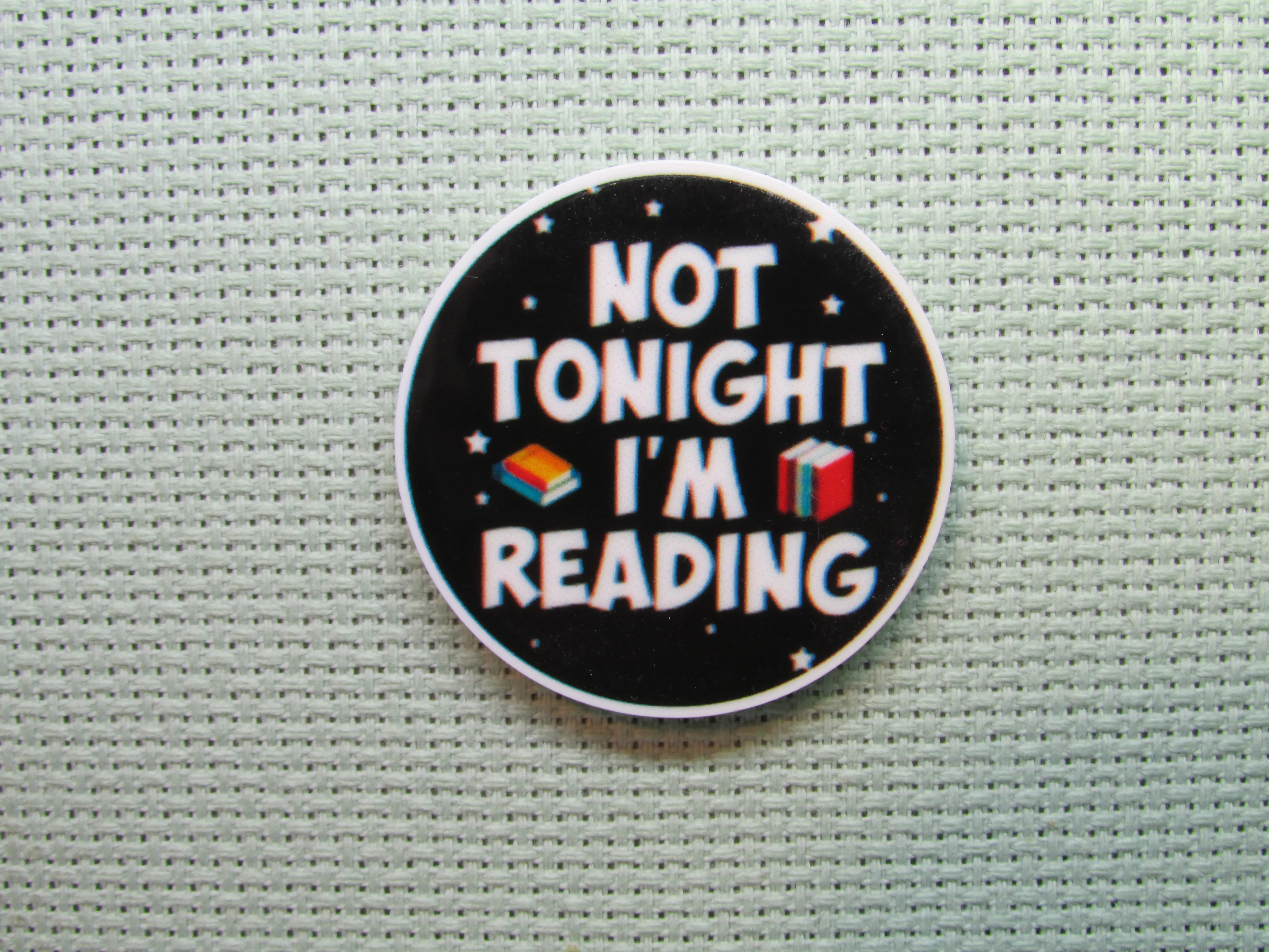 Not Tonight I'm Reading Needle Minder, Cover Minder, Magnet