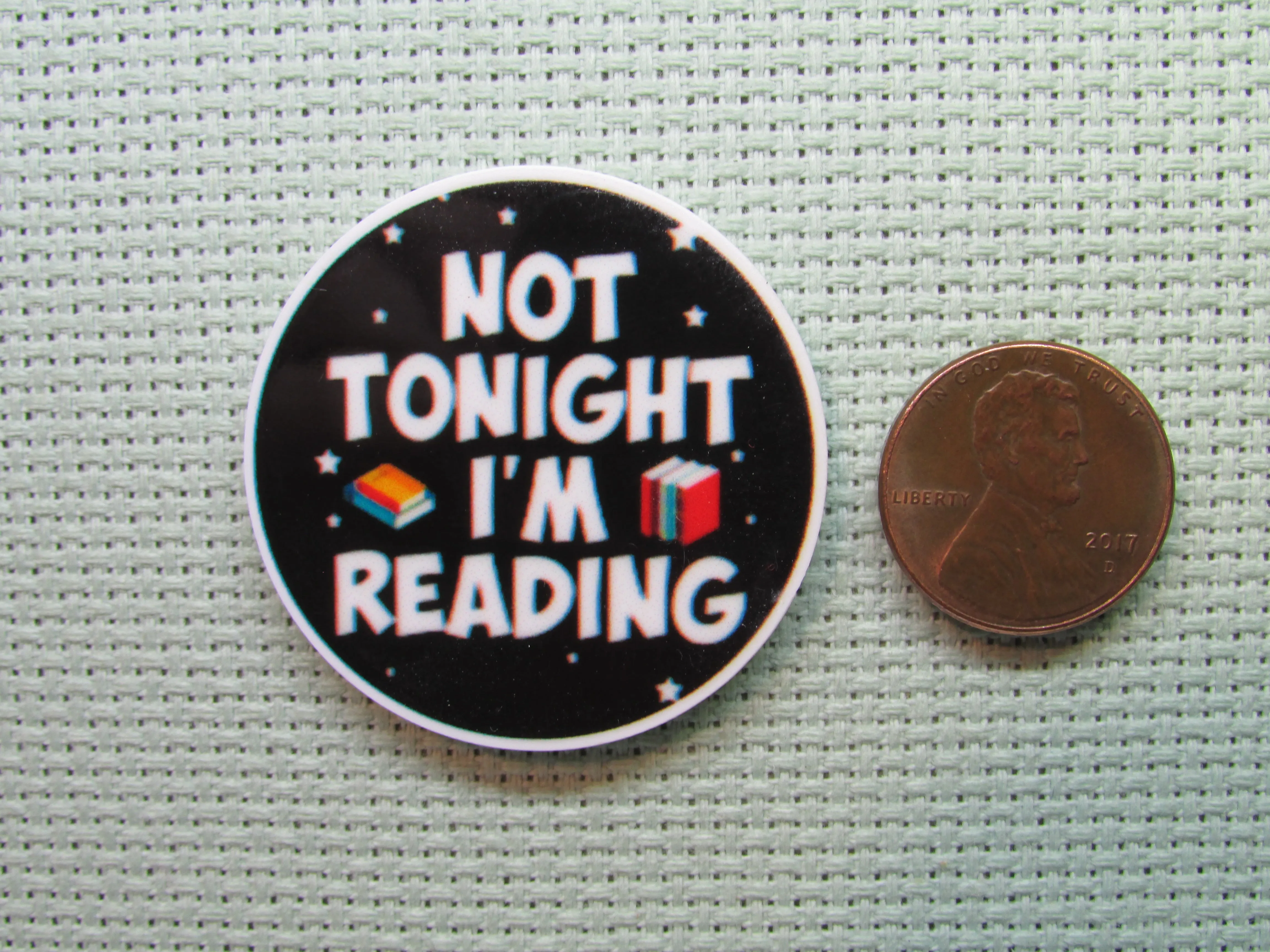 Not Tonight I'm Reading Needle Minder, Cover Minder, Magnet