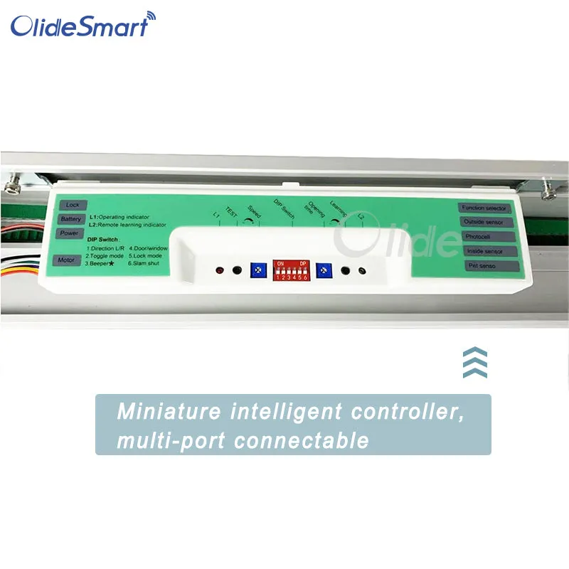 Olidesmart Residential Automatic Sliding Barn Door Operator, Factory Free Shipping