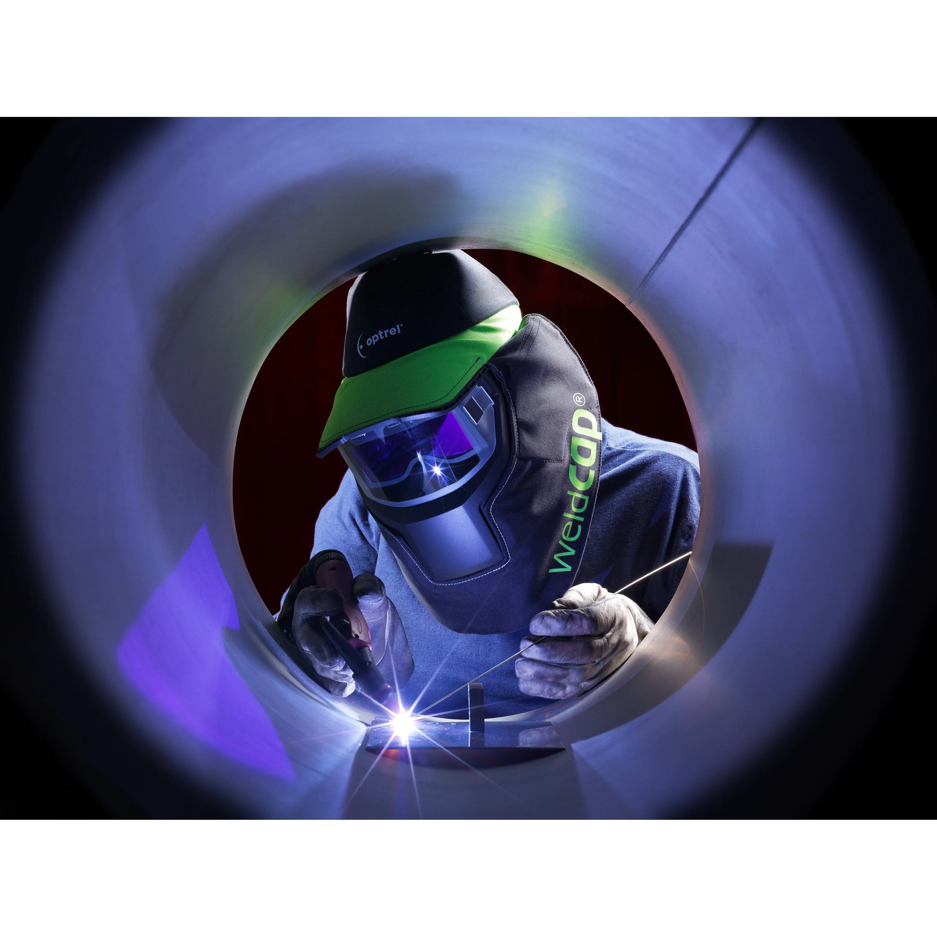 Optrel Weldcap Welding Helmet, Shade 3/9-12 - 1008.000