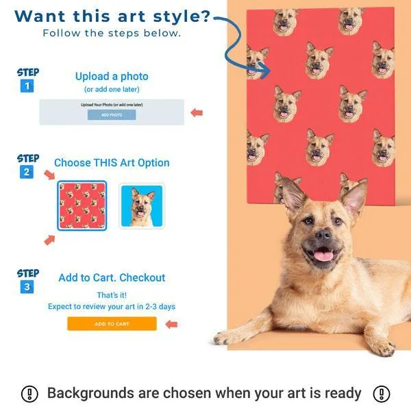 Original Pet Pop Art Dog Bed