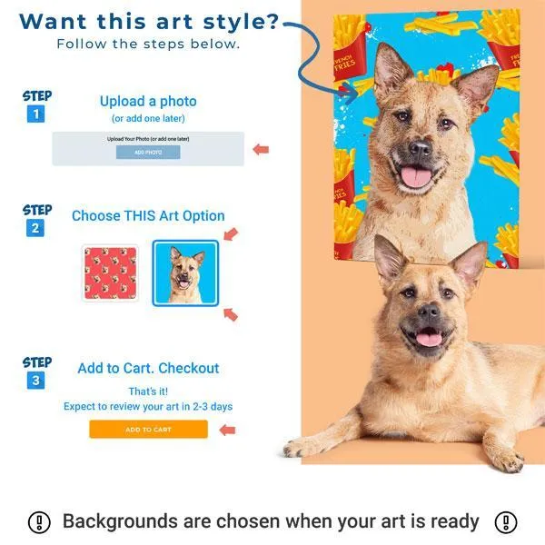 Original Pet Pop Art Dog Bed