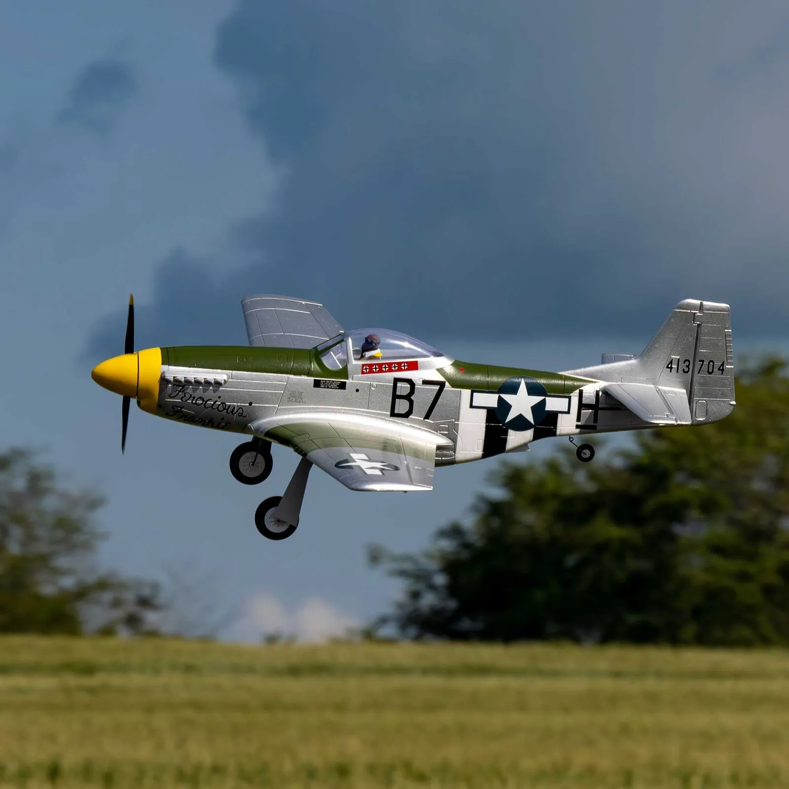 P-51D Mustang 1.0M BNF Basic with AS3X and SAFE Select