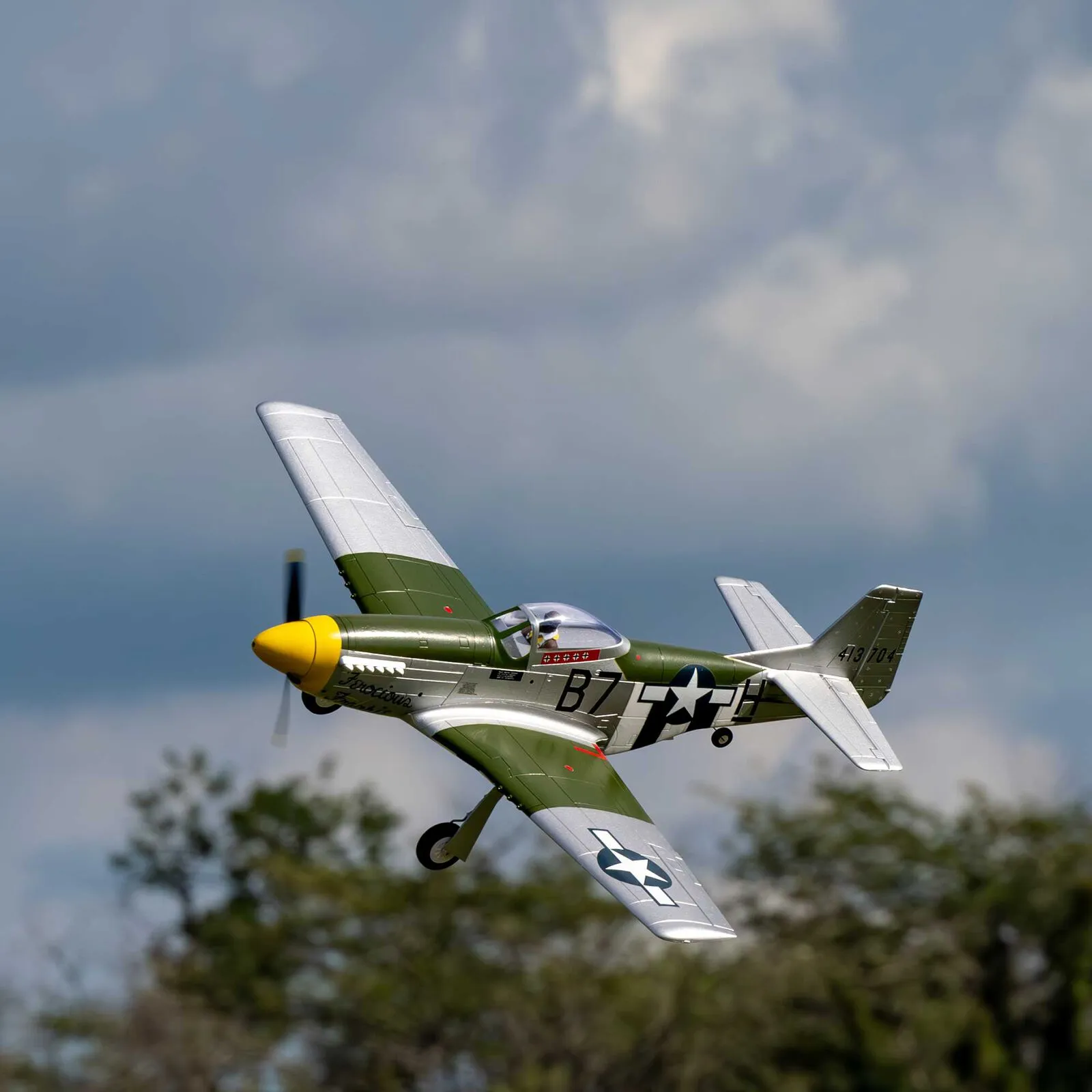 P-51D Mustang 1.0M BNF Basic with AS3X and SAFE Select