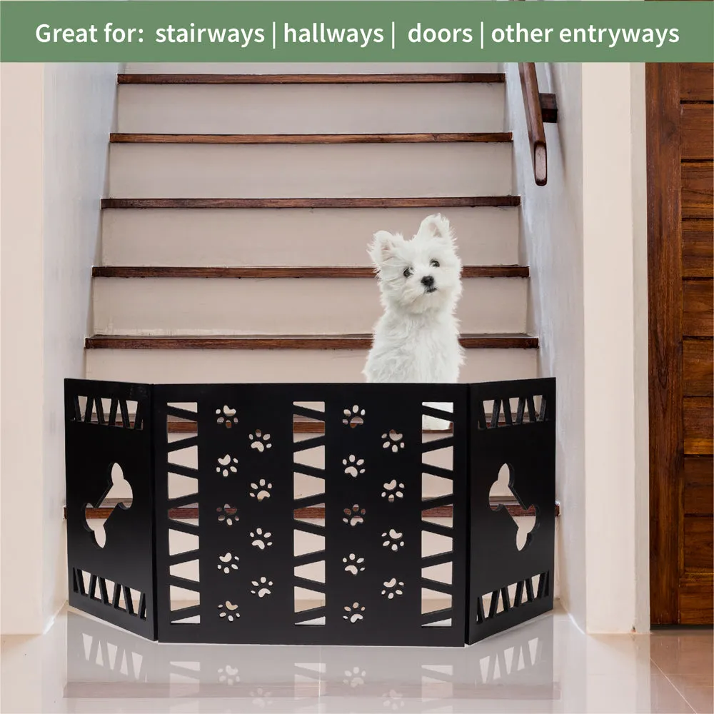 Pet Gate - Black Paw Décor