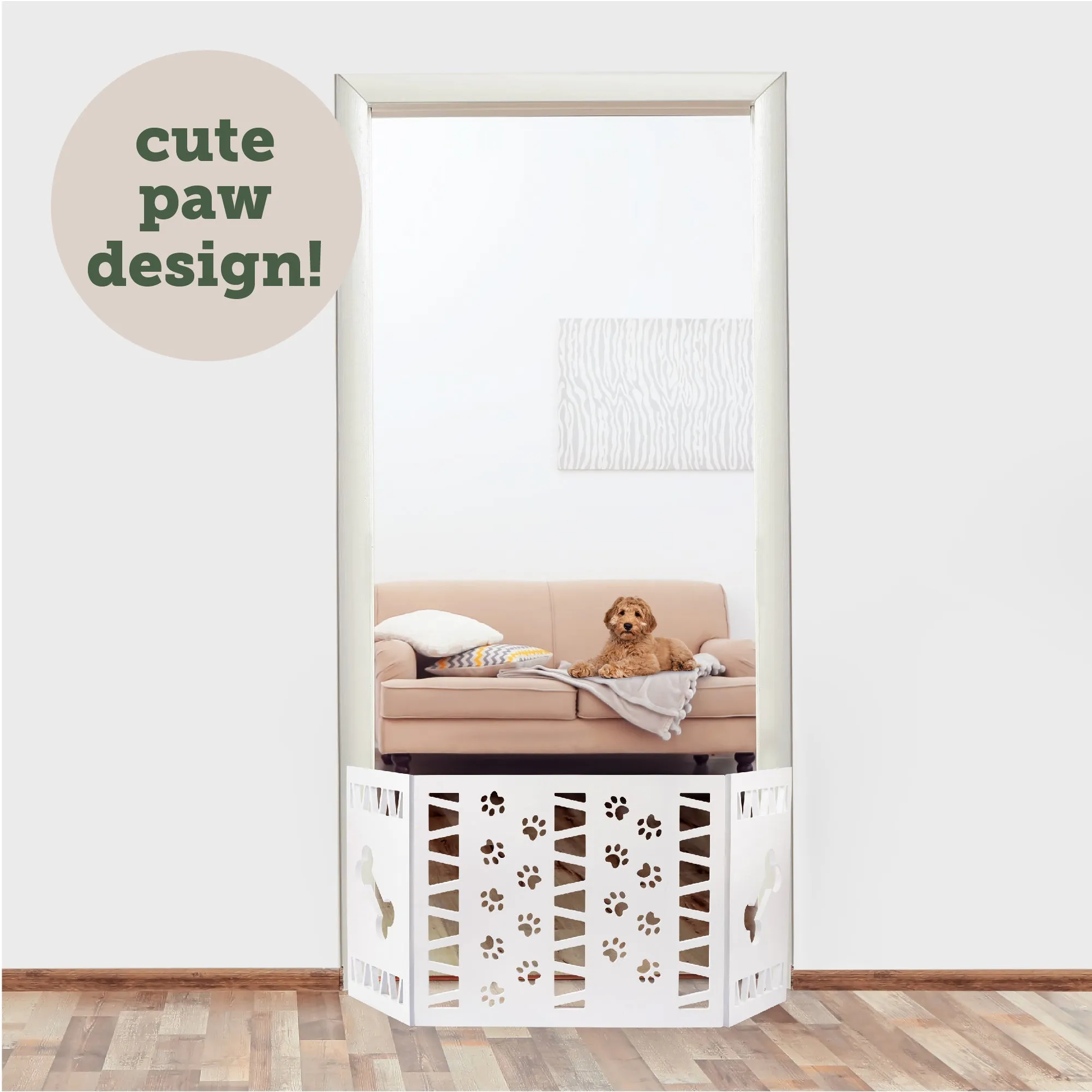 Pet Gate - White Paw Décor