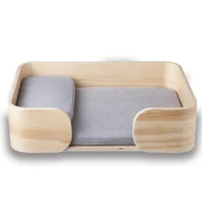 Pidan Rectangle Wooden Cat Bed