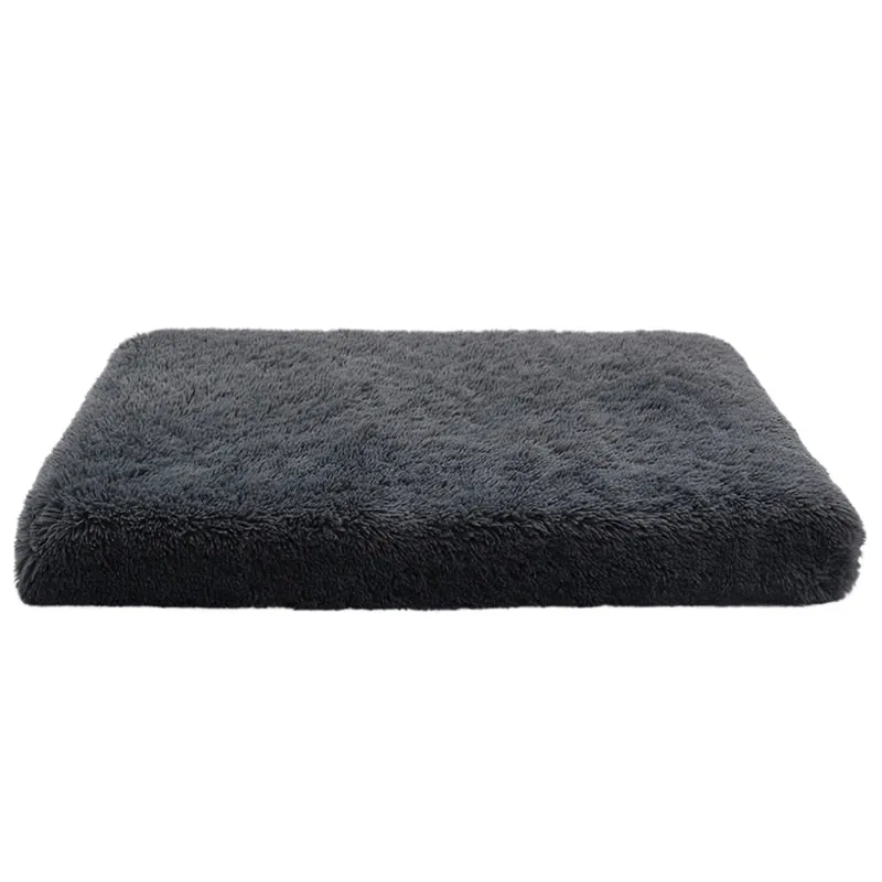 Plush Dog Bed with  Orthopedic Egg Crate Foam;  for Medium/ Large Dogs Super Soft Calming Dog Beds washable Removable pet bed Cushion