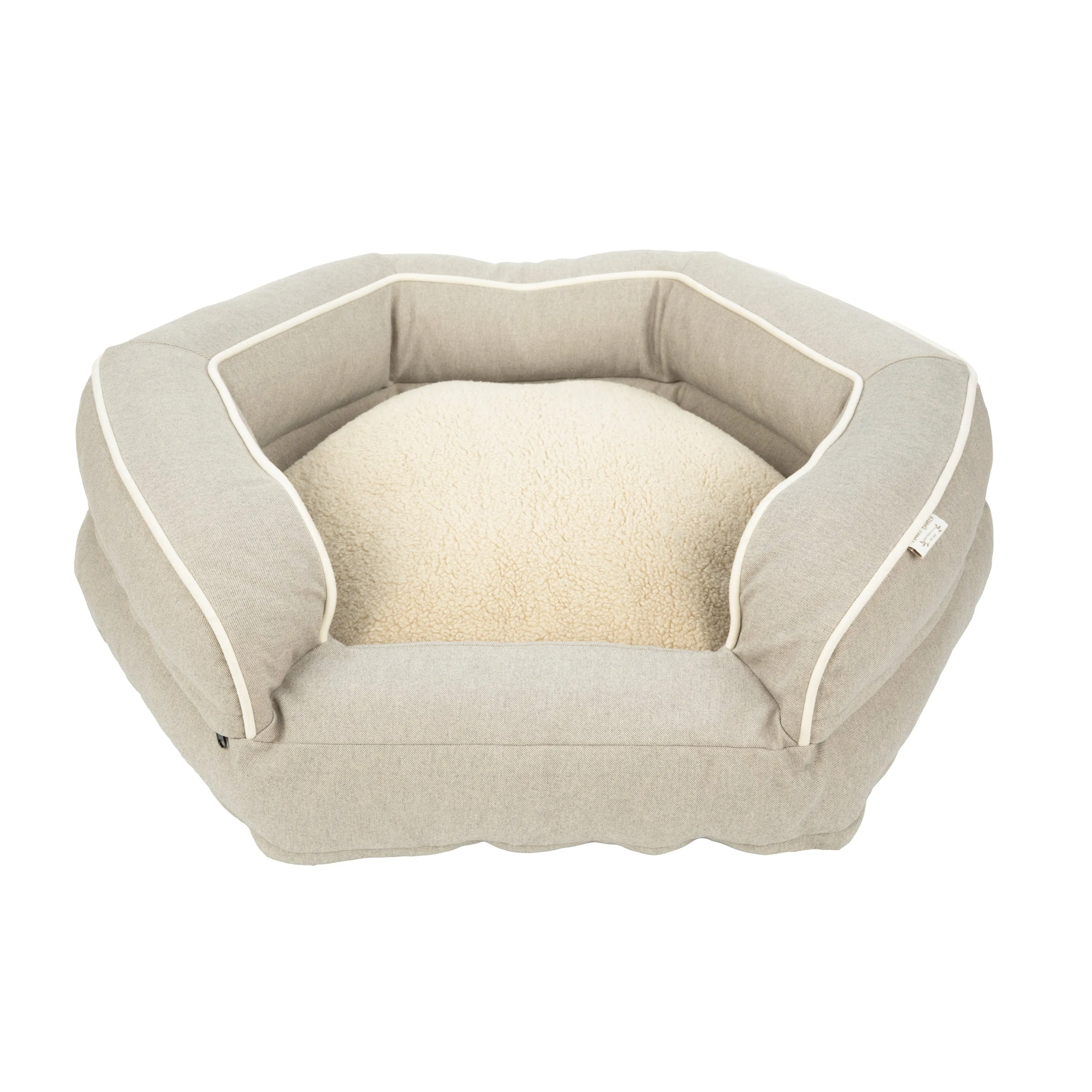 Plush Hexagon Walled Bed
