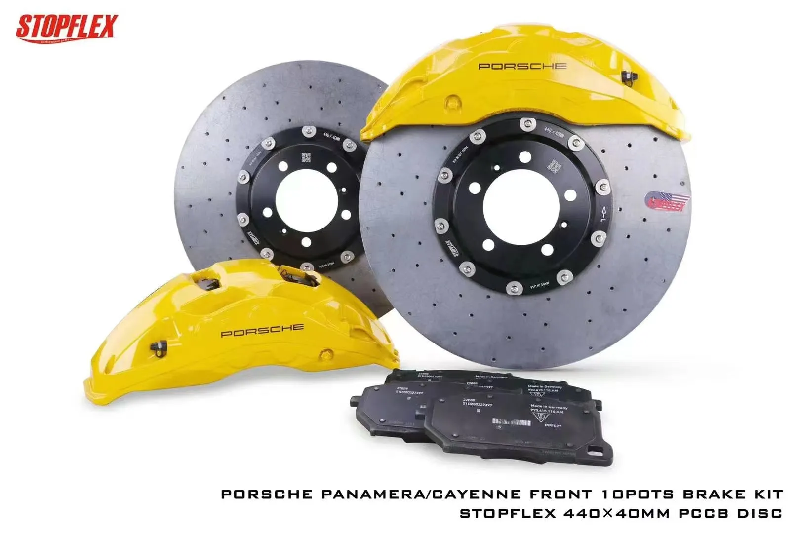 Porsche 971 Panamera 2019  PCCB Carbon Ceramic Front Brake Kit