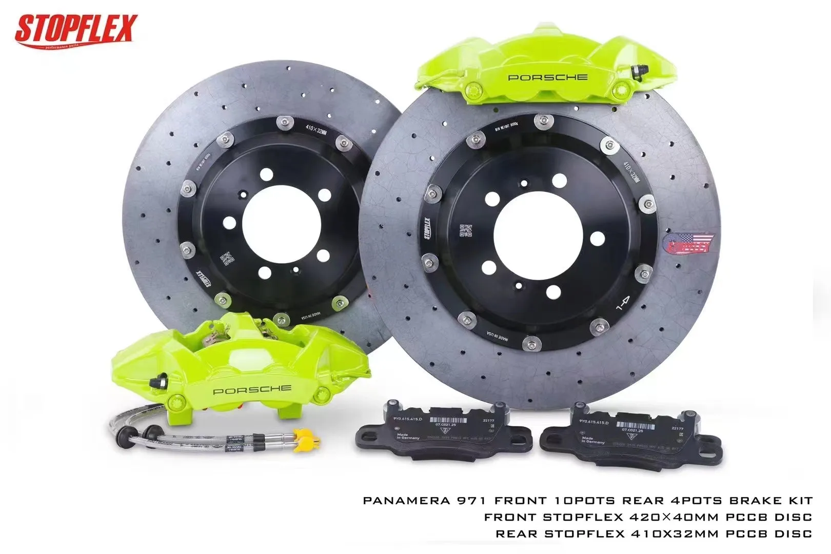 Porsche Taycan / Taycan Cross Turismo 2019  PCCB Carbon Ceramic Brake Kit