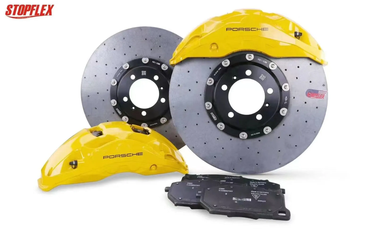 Porsche Taycan / Taycan Cross Turismo 2019  PCCB Carbon Ceramic Front Brake Kit