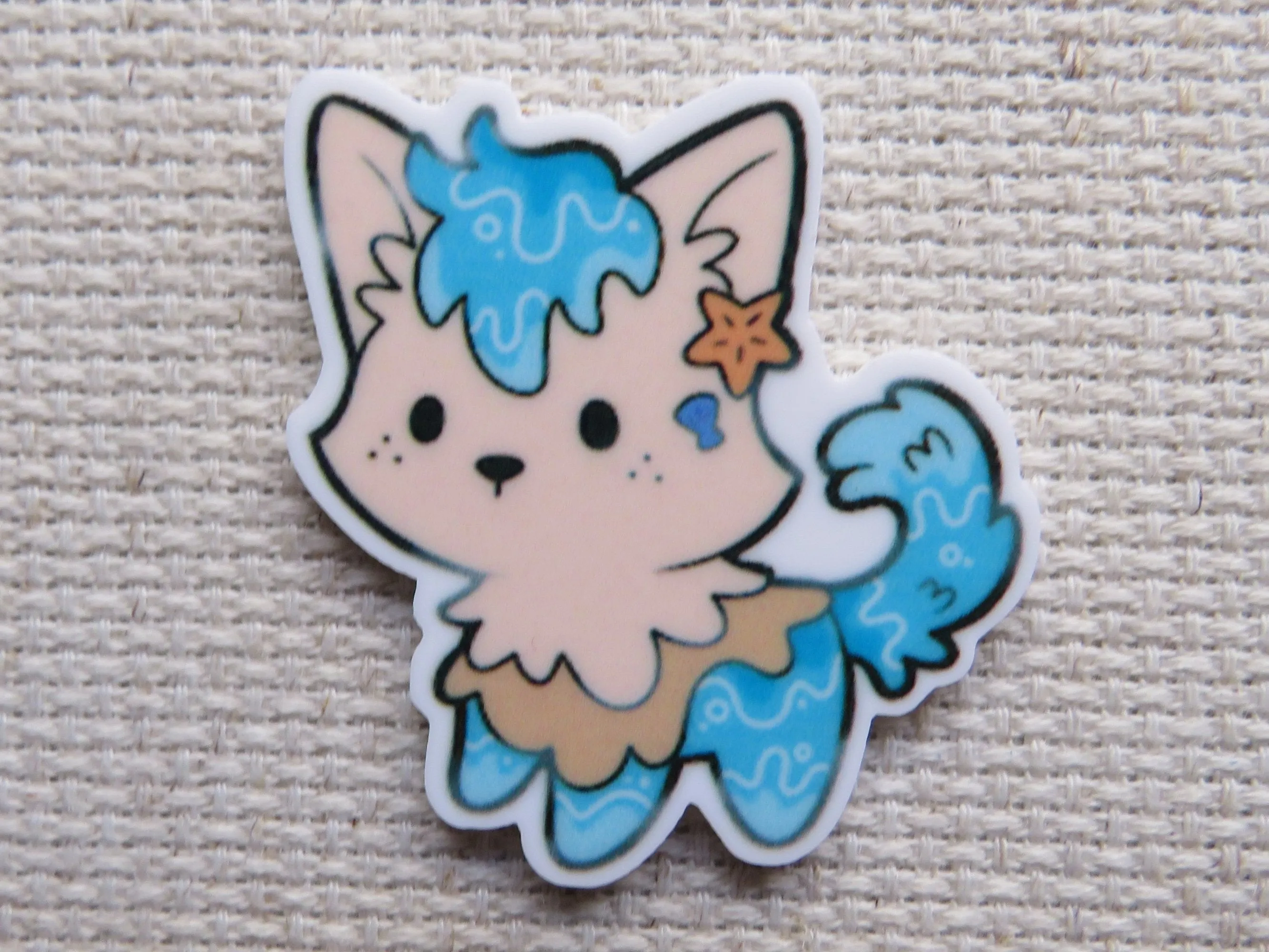 Sand and Sea Dog/Cat Needle Minder, Cover Minder, Magnet