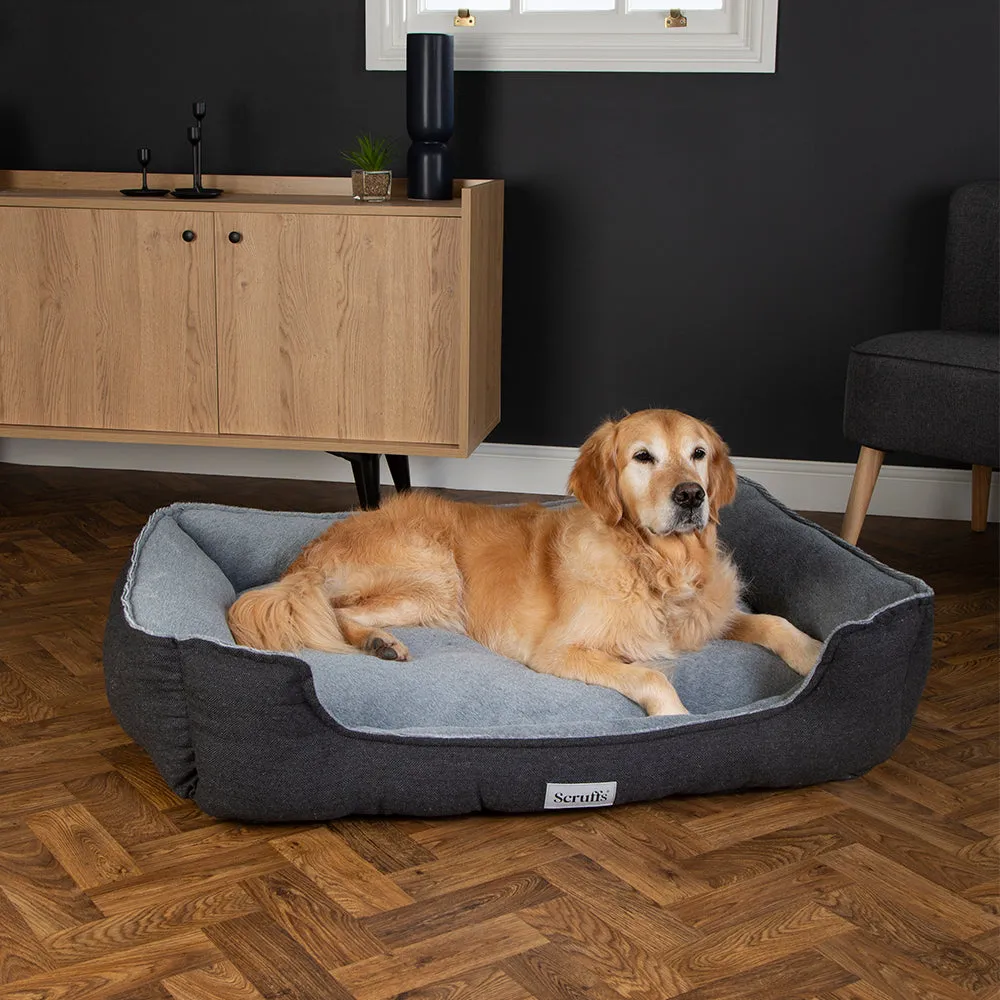 Scruffs - Harvard Orthopaedic Box Bed Graphite Grey (90 x 70cm)