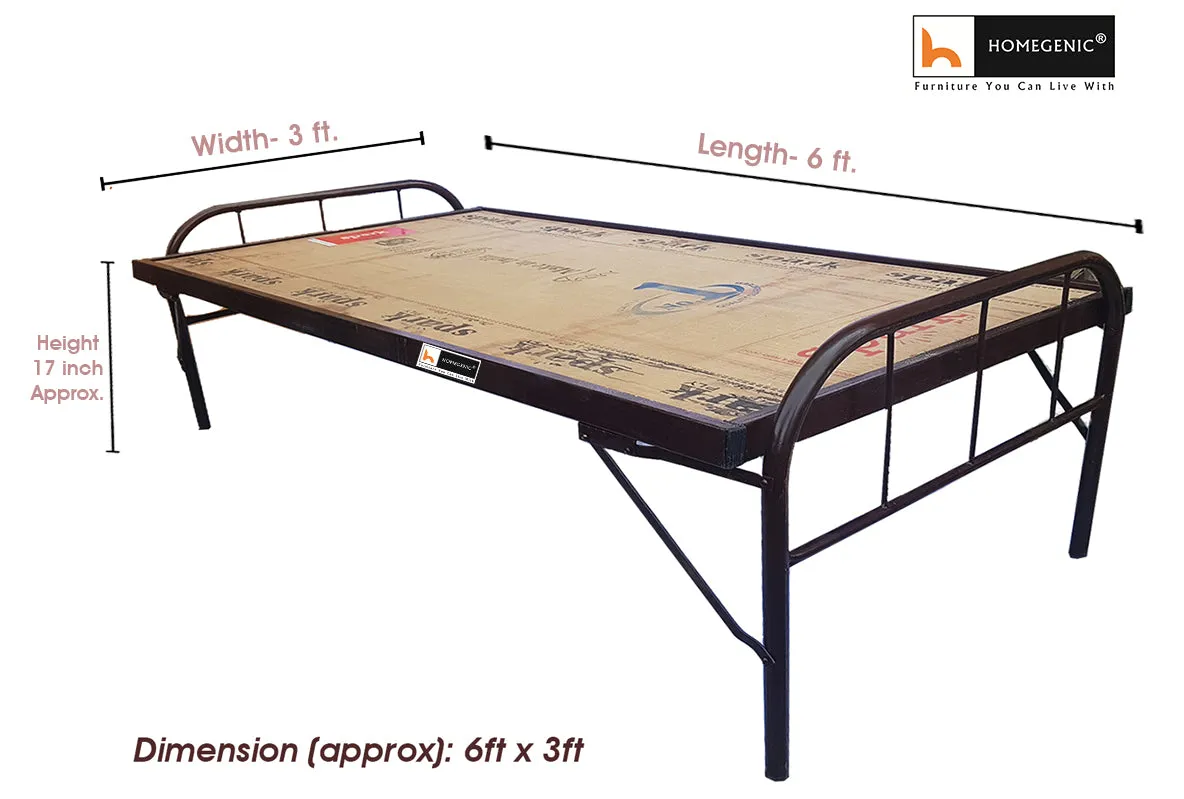 Smart Folding Bed with Mattress & Pillow (6x3 feet)