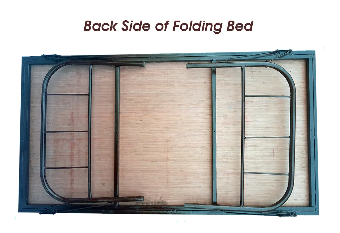 Smart Folding Bed with Mattress & Pillow (6x3 feet)