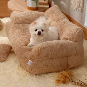 Sofa Winter Warm Foam Neck Pad Nest Beds Pet Deep Sleeping Bed For Small Medium Dogs Comfortable Plush Puppy Supplies