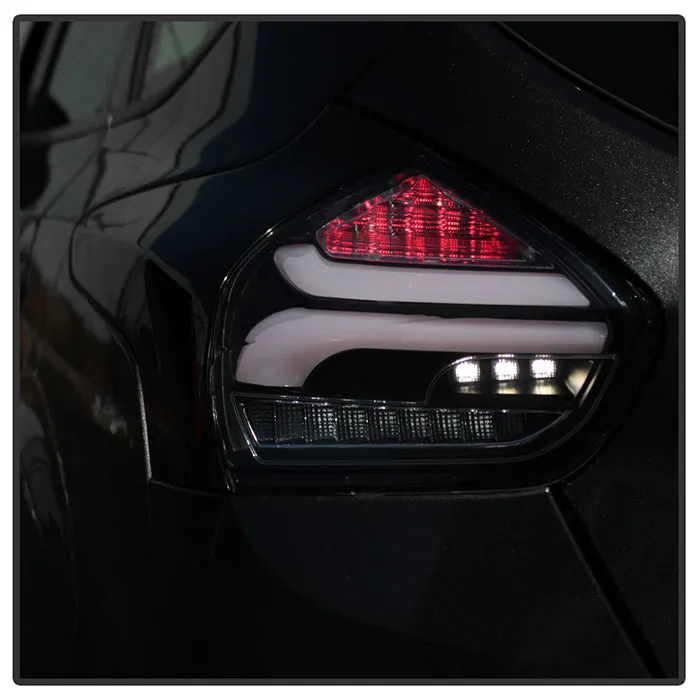 Spyder Tail Lights Ford Focus Hatchback (2015-2016-2017) Sequential LED Signal - Black or Red Clear