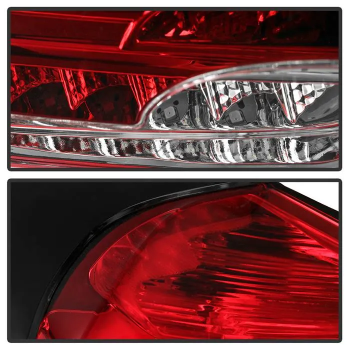Spyder Tail Lights Ford Focus Hatchback (2015-2016-2017) Sequential LED Signal - Black or Red Clear