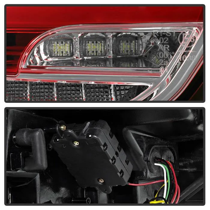 Spyder Tail Lights Ford Focus Hatchback (2015-2016-2017) Sequential LED Signal - Black or Red Clear