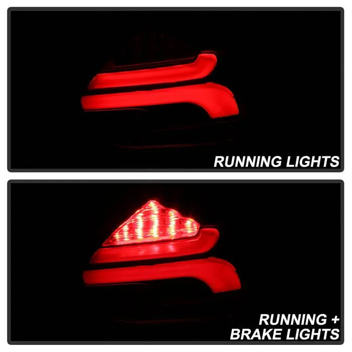 Spyder Tail Lights Ford Focus Hatchback (2015-2016-2017) Sequential LED Signal - Black or Red Clear