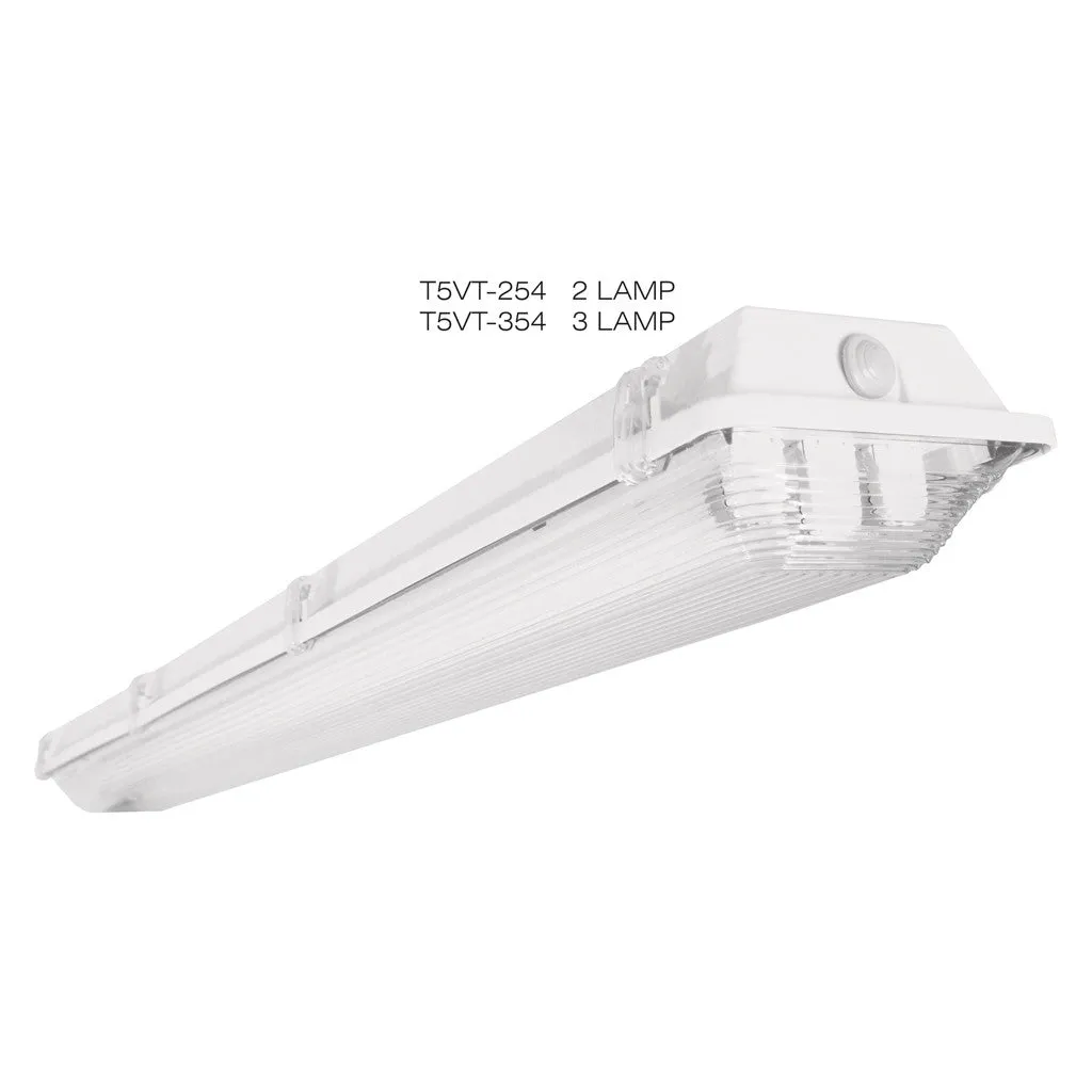 T5HO FLUORESCENT WEATHERMAX VAPOR TIGHT 1, 2 & 3 LAMP LIGHTING FIXTURES