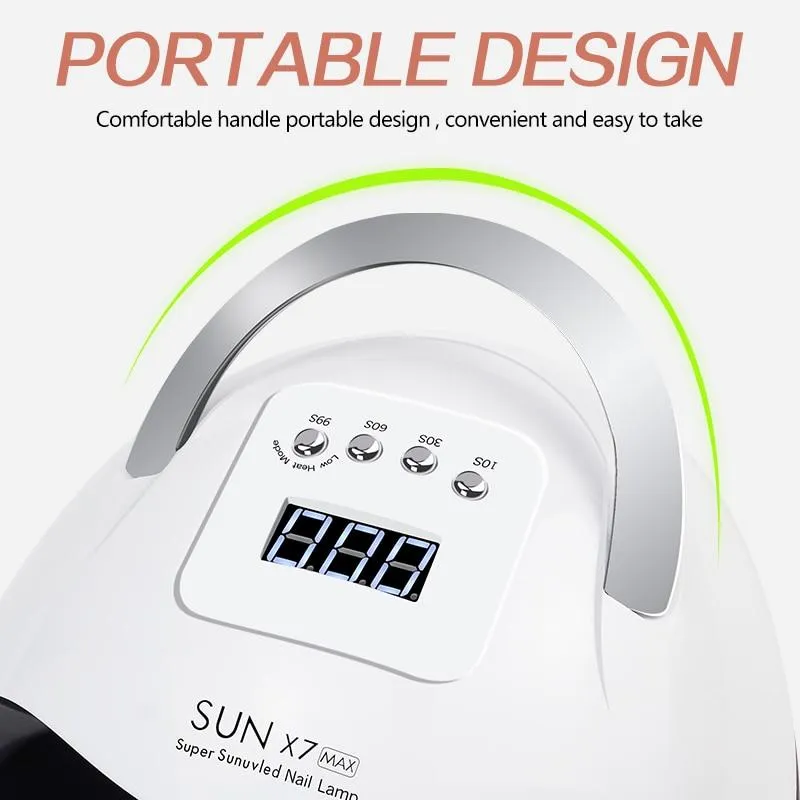 UV LED Lamp For Nails Drying Lamp For Mainicure 4 Timer With Menory