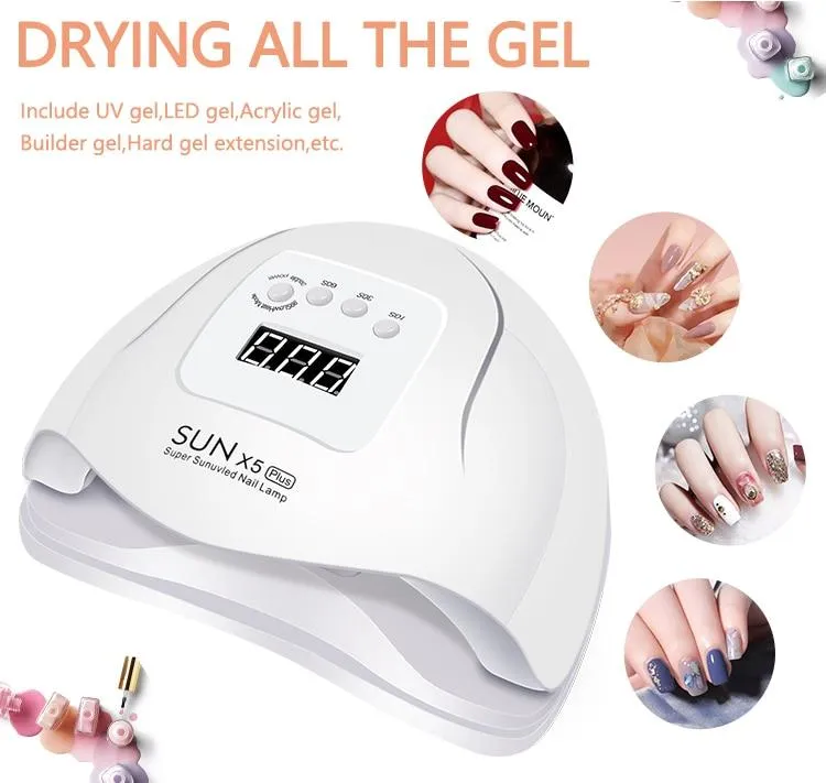 UV LED Lamp For Nails Drying Lamp For Mainicure 4 Timer With Menory