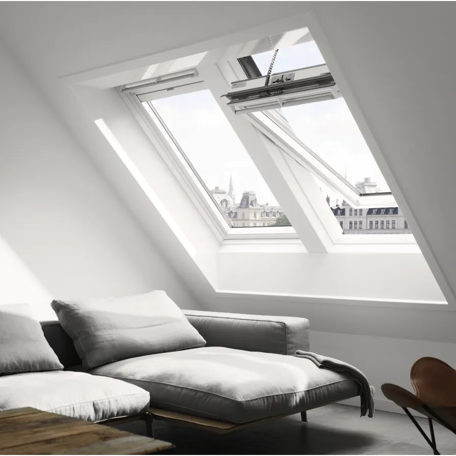 VELUX GGL SK10 206721U Triple Glazed High Energy Efficiency White Painted INTEGRA® Electric Window (114 x 160 cm)