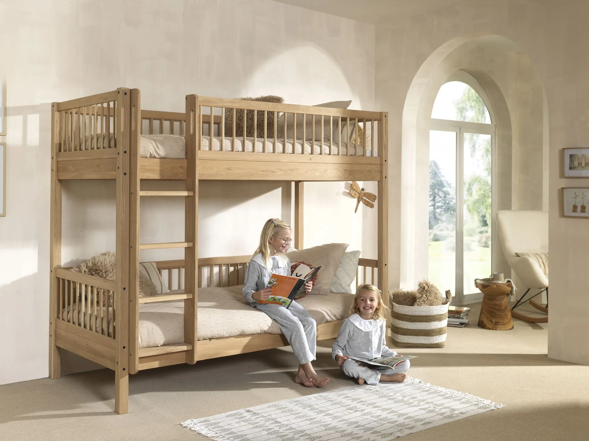 Vipack Forrest Bunk Bed Oak