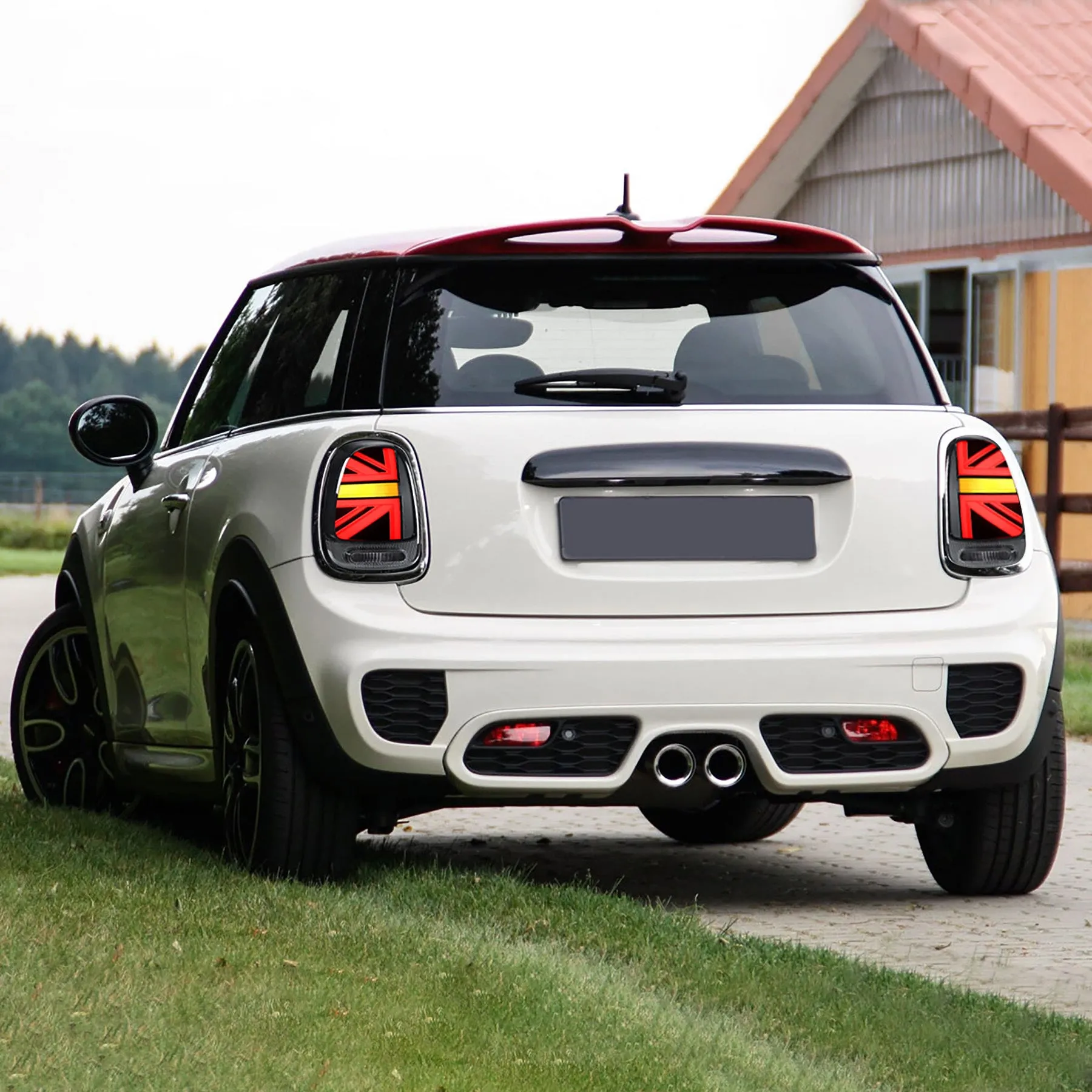 VLAND LED Tail lights For BMW Mini Hatch (Mini Cooper) F55 F56 F57 2014-2020 with Running Brake Reverse And Turning Light[E-MARK]