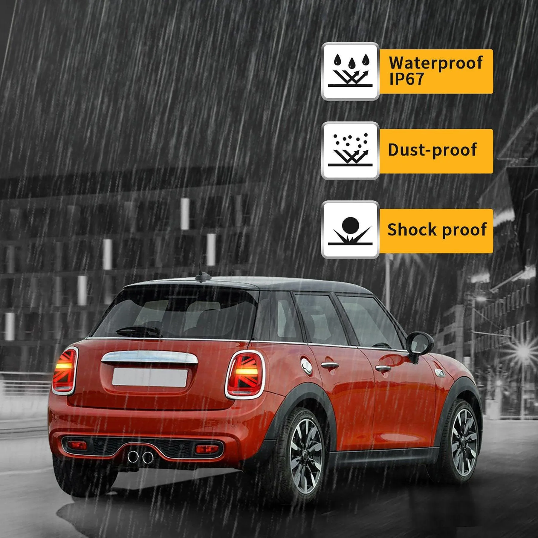 VLAND LED Tail lights For BMW Mini Hatch (Mini Cooper) F55 F56 F57 2014-2020 with Running Brake Reverse And Turning Light[E-MARK]