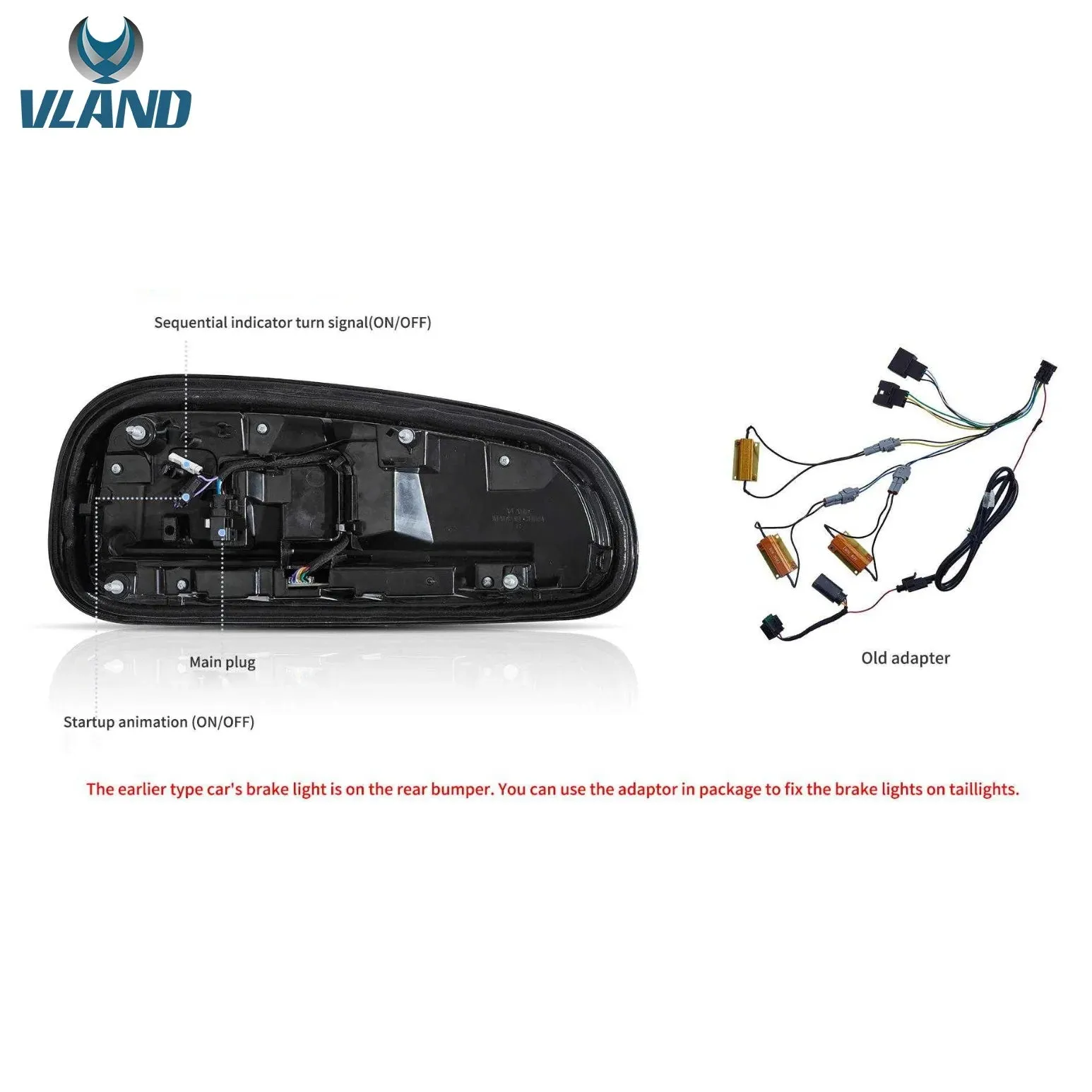 VLAND LED Taillights For Mini Cooper Clubman F54 2015-2023 2nd Gen 6-Door Station Wagon / Hatchback