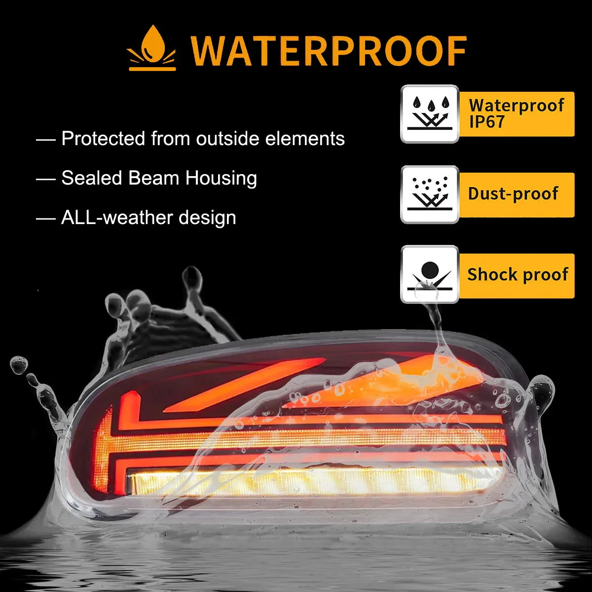 VLAND LED Taillights For Mini Cooper Clubman F54 2015-2023 2nd Gen 6-Door Station Wagon / Hatchback