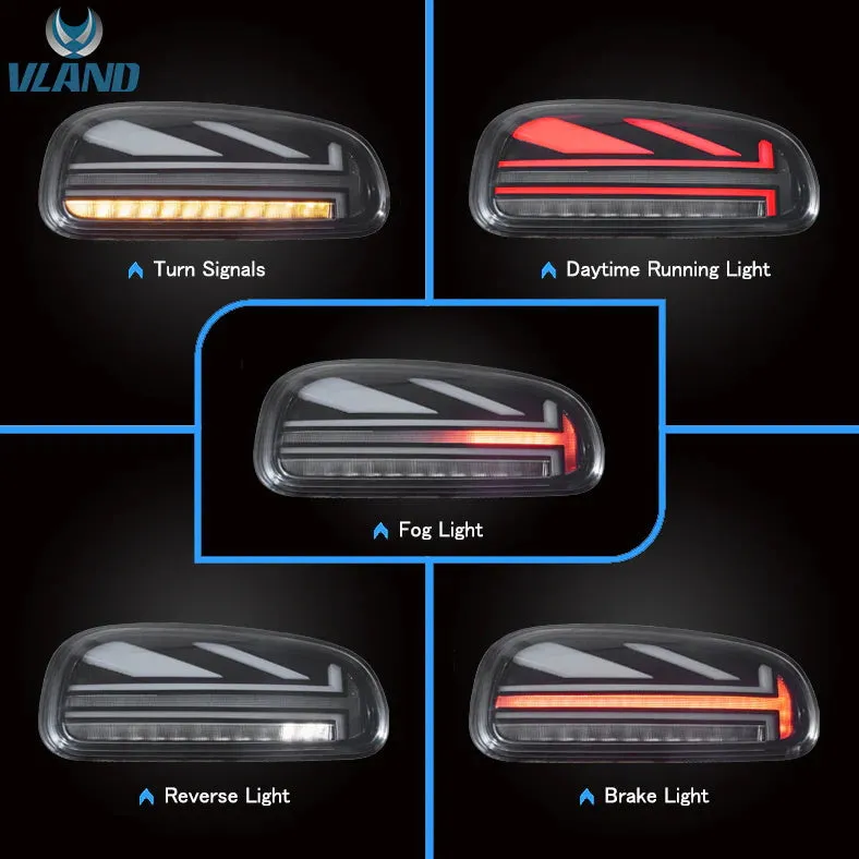 VLAND LED Taillights For Mini Cooper Clubman F54 2015-2023 2nd Gen 6-Door Station Wagon / Hatchback