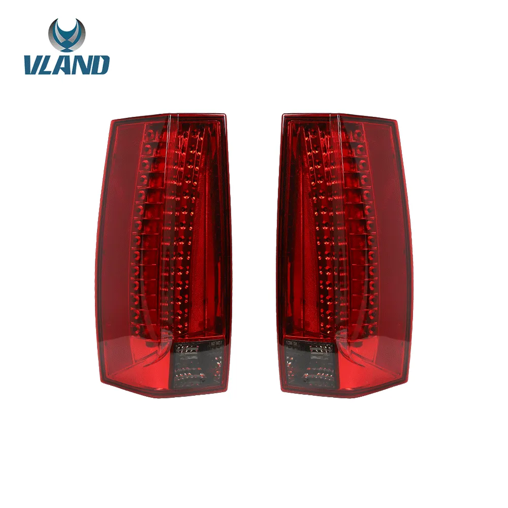 VLAND Tail Lights For GMC Yukon XL Denali Chevy Suburban Tahoe 2007-2014