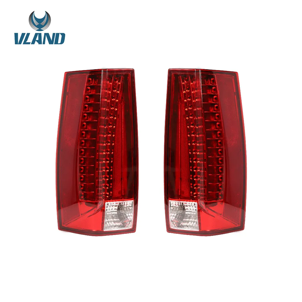 VLAND Tail Lights For GMC Yukon XL Denali Chevy Suburban Tahoe 2007-2014
