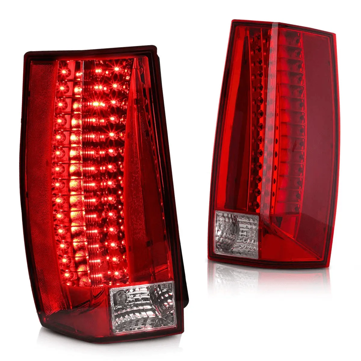 VLAND Tail Lights For GMC Yukon XL Denali Chevy Suburban Tahoe 2007-2014