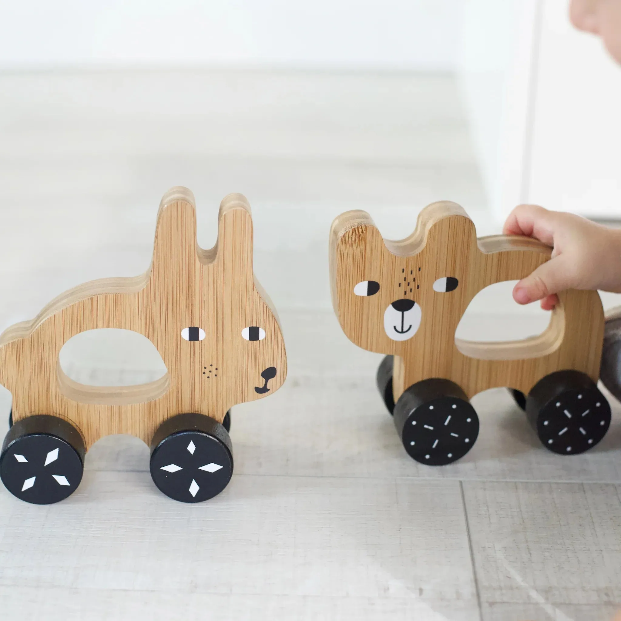 Wee Gallery Push Toy Bear