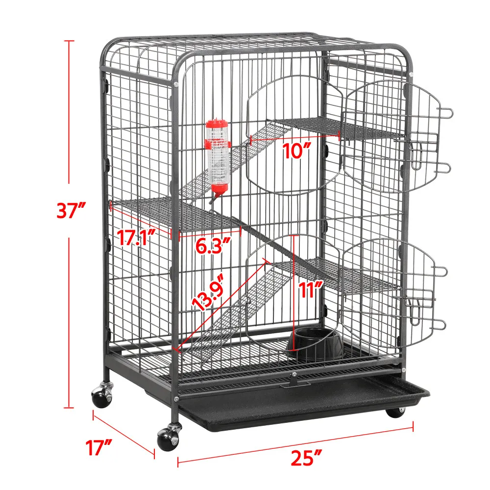 Yaheetech Pet Cage 37 Inch