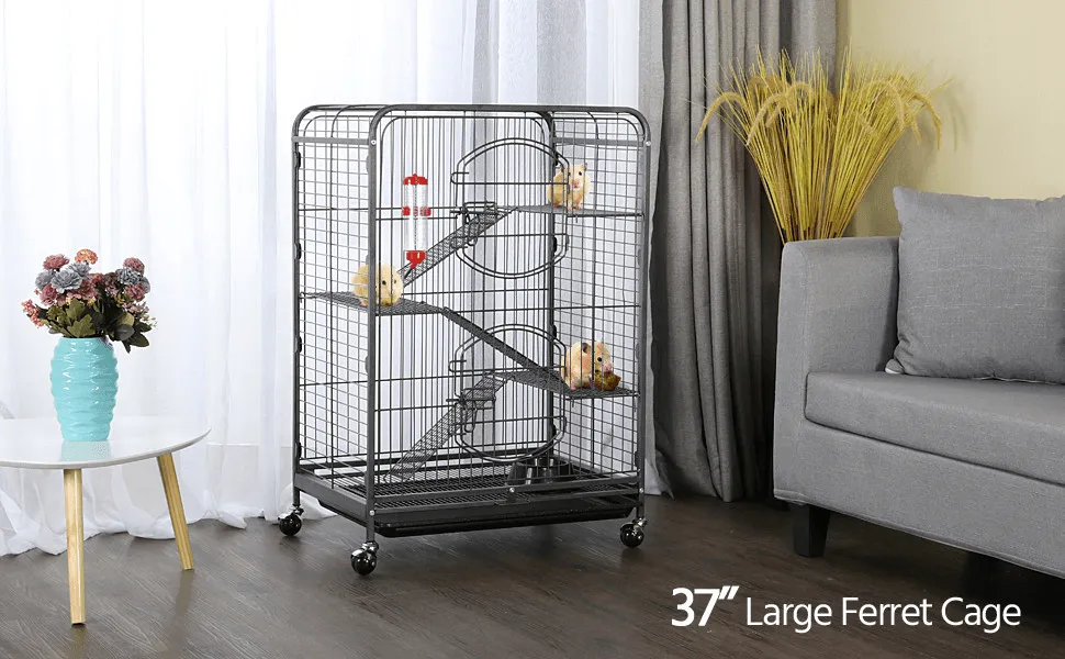 Yaheetech Pet Cage 37 Inch