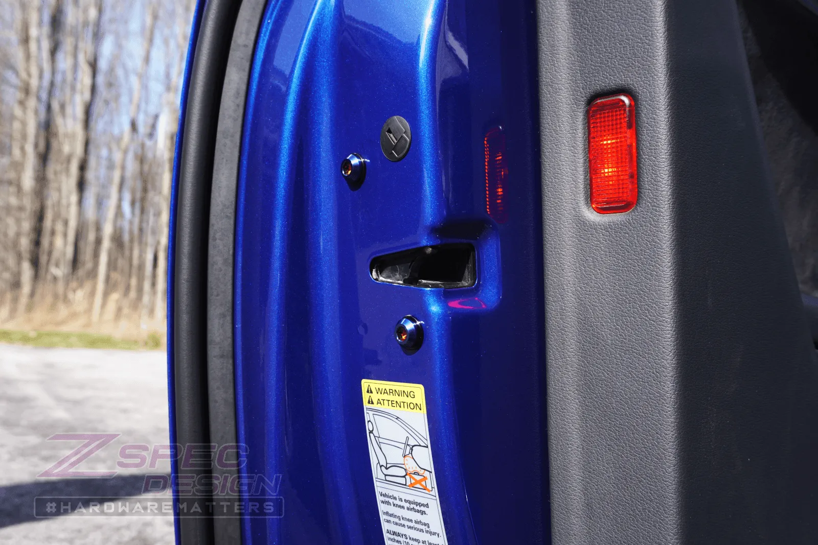 ZSPEC Dress Up Bolts® Door Strikers & Latches Fasteners for Audi S5 B8 EA837 3.0L, Titanium