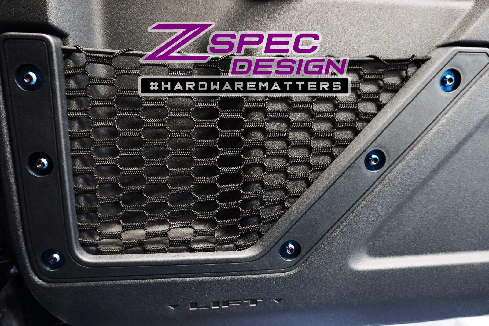 ZSPEC Interior Dress Up Bolts® Fastener Kit for 21  Ford Bronco 2.7L, Titanium & Billet