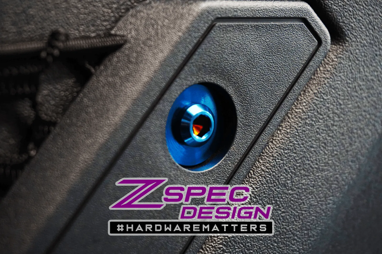 ZSPEC Interior Dress Up Bolts® Fastener Kit for 21  Ford Bronco 2.7L, Titanium & Billet