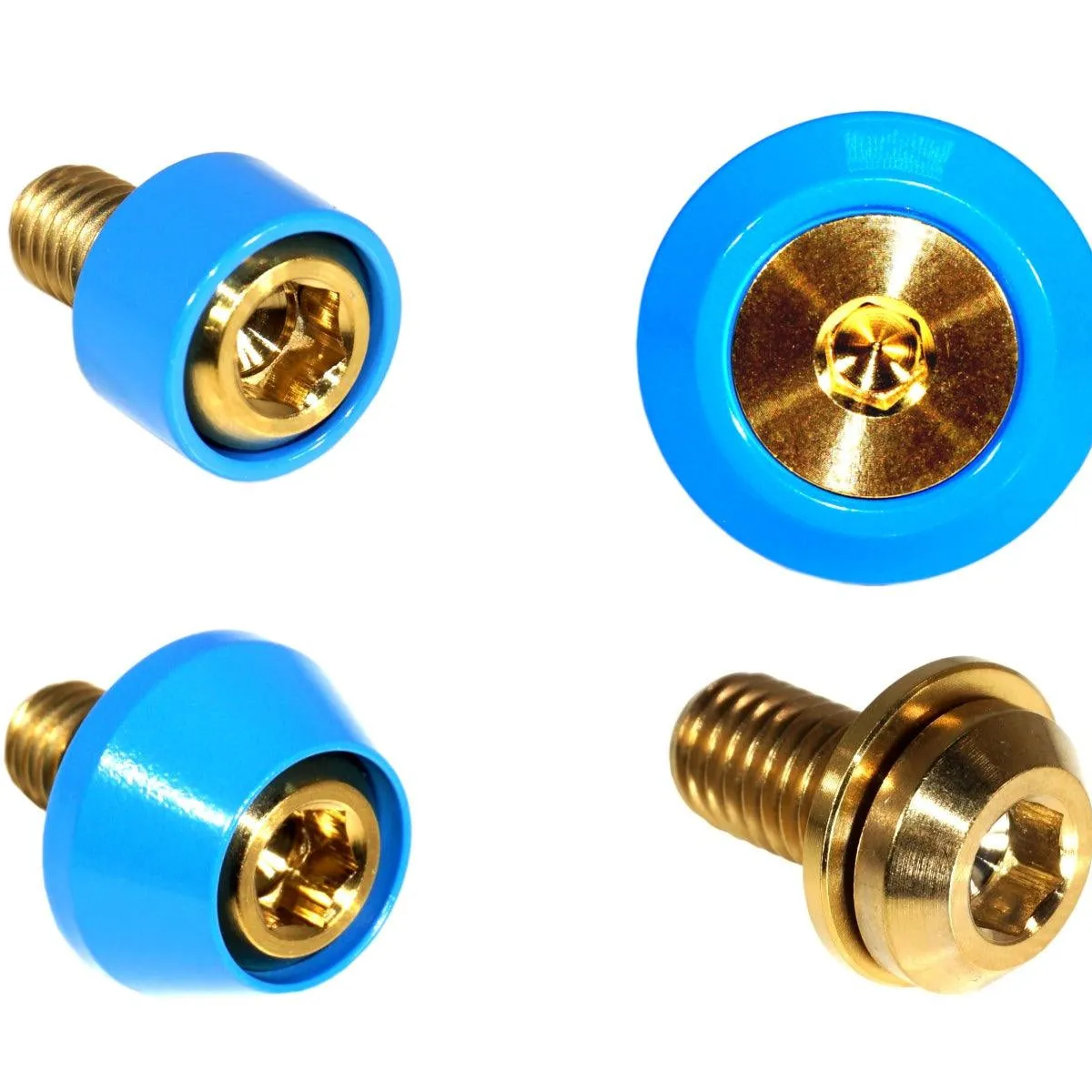 ZSPEC Interior Dress Up Bolts® Fastener Kit for 21  Ford Bronco 2.7L, Titanium & Billet